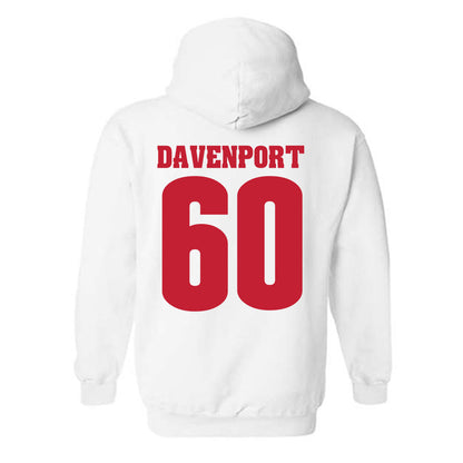 Wisconsin - NCAA Football : Nolan Davenport - Classic Shersey Hooded Sweatshirt-1
