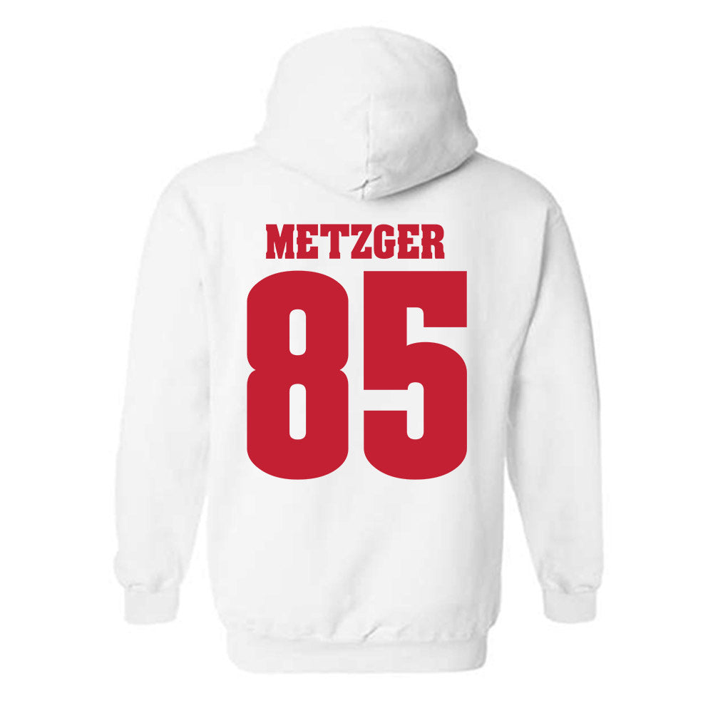 Wisconsin - NCAA Football : Hayden Metzger - Classic Shersey Hooded Sweatshirt-1