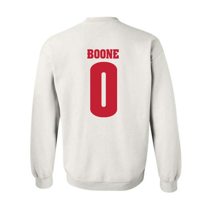 Wisconsin - NCAA Football : Justus Boone - Classic Shersey Crewneck Sweatshirt-1