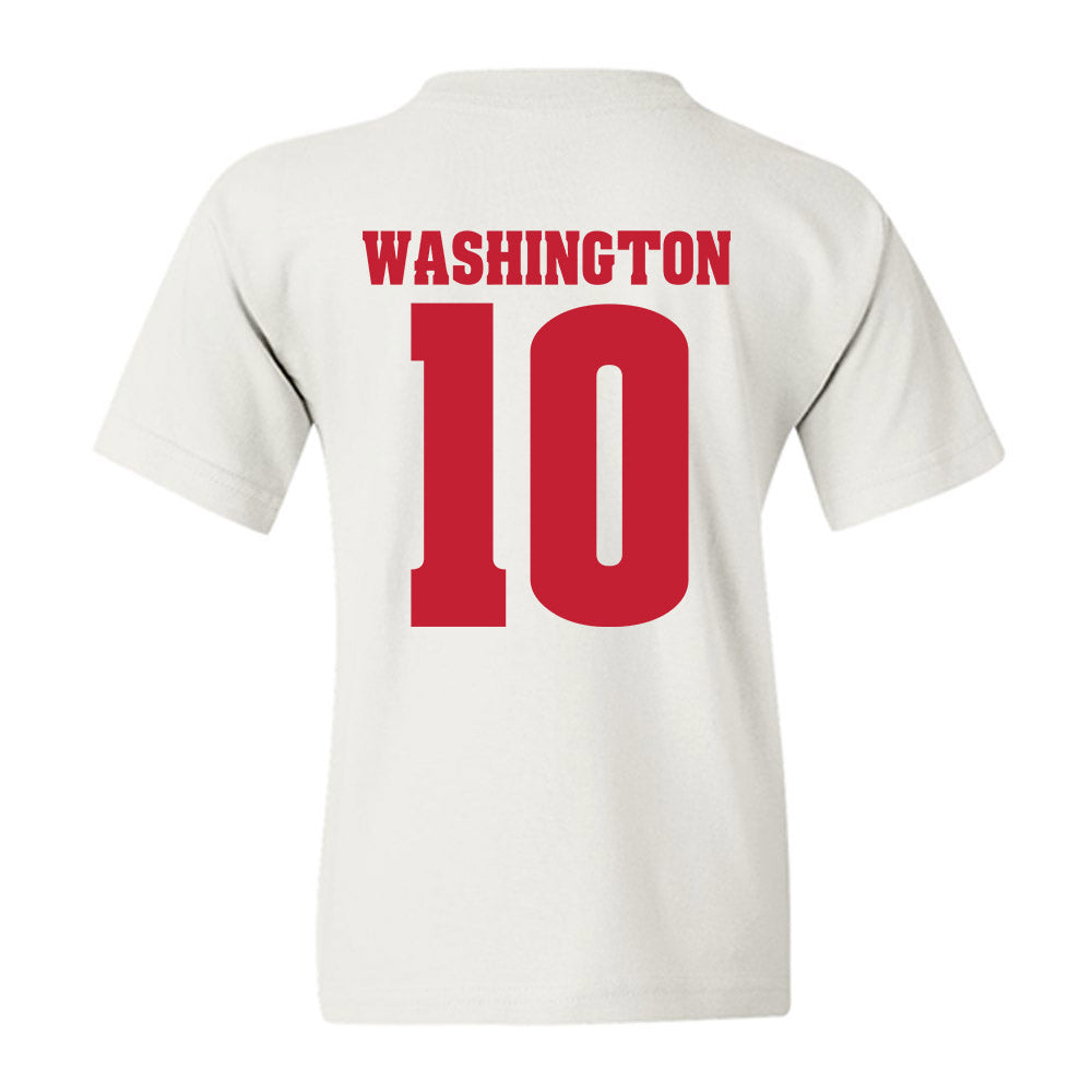 Wisconsin - NCAA Football : Jahmare Washington - Classic Shersey Youth T-Shirt-1