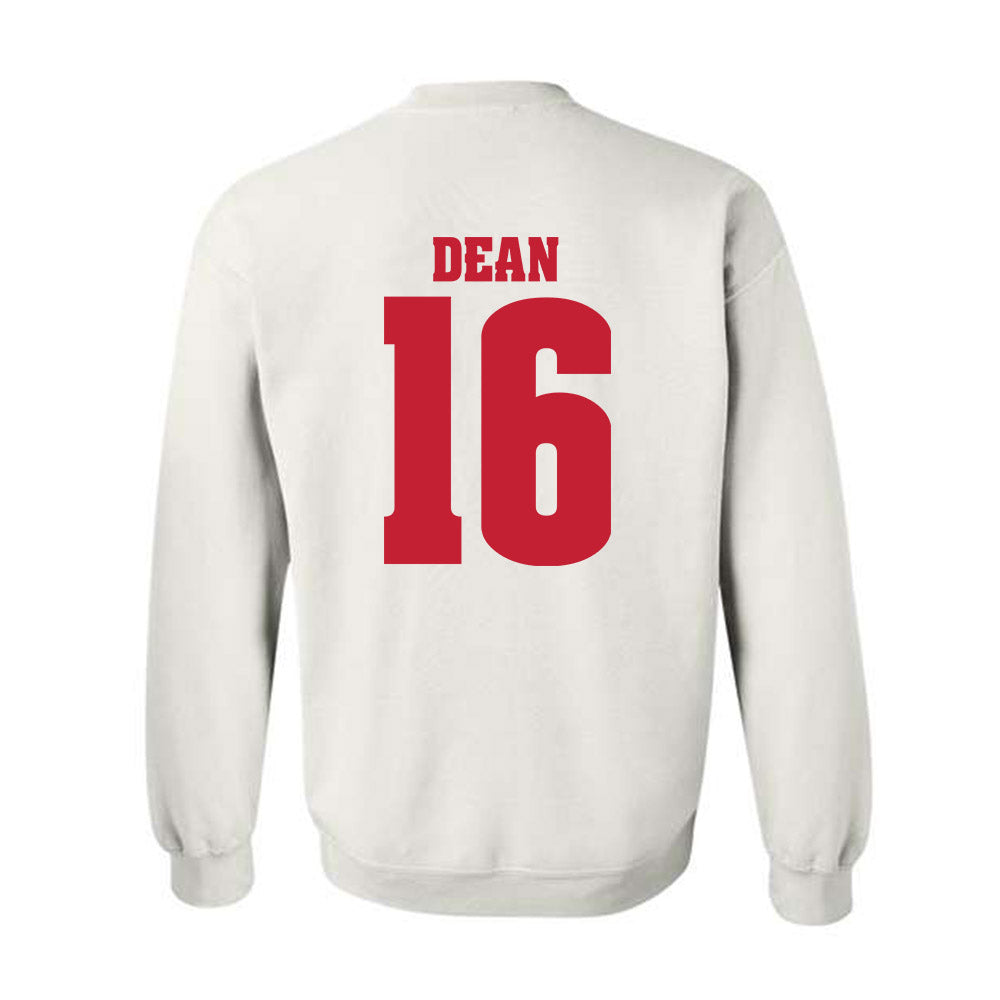 Wisconsin - NCAA Football : Grant Dean - Classic Shersey Crewneck Sweatshirt-1