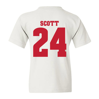 Wisconsin - NCAA Football : Jaimier Scott - Classic Shersey Youth T-Shirt-1
