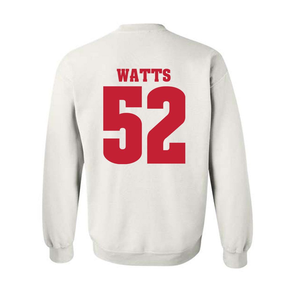Wisconsin - NCAA Football : Hardy Watts - Classic Shersey Crewneck Sweatshirt-1