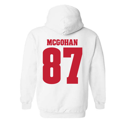Wisconsin - NCAA Football : Jackson McGohan - Classic Shersey Hooded Sweatshirt-1