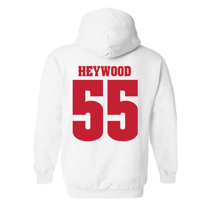 Wisconsin - NCAA Football : Kevin Heywood - Classic Shersey Hooded Sweatshirt-1