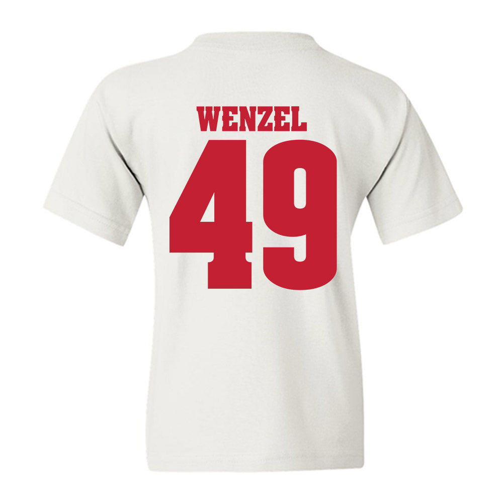 Wisconsin - NCAA Football : Ben Wenzel - Classic Shersey Youth T-Shirt-1
