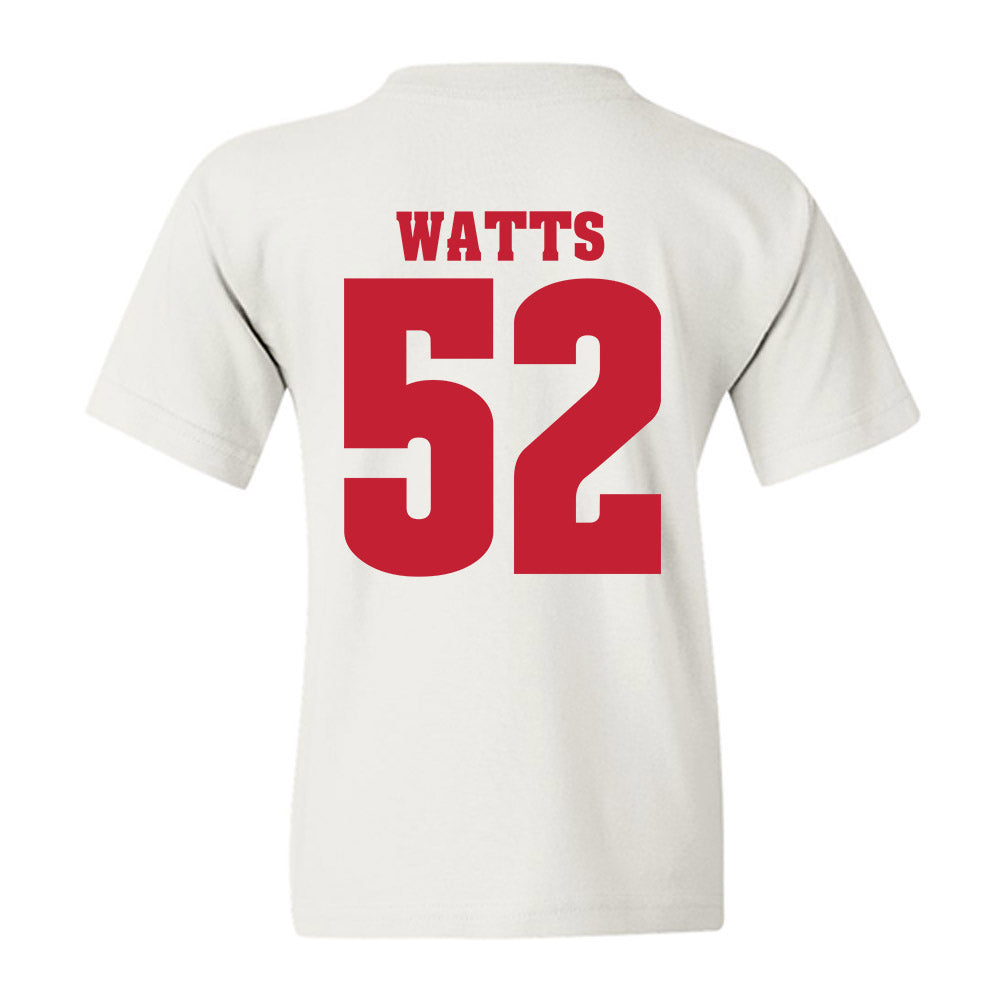 Wisconsin - NCAA Football : Hardy Watts - Classic Shersey Youth T-Shirt-1