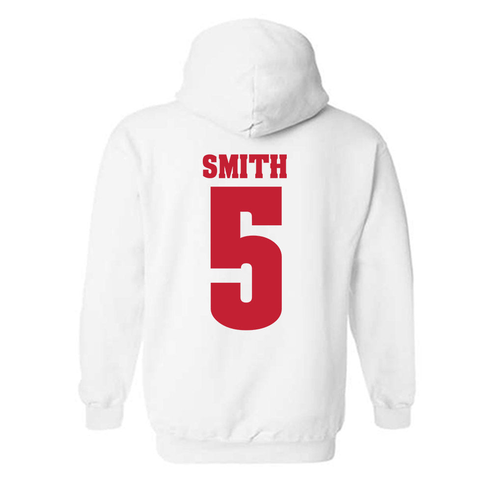 Wisconsin - NCAA Football : Carter Smith - Classic Shersey Hooded Sweatshirt-1