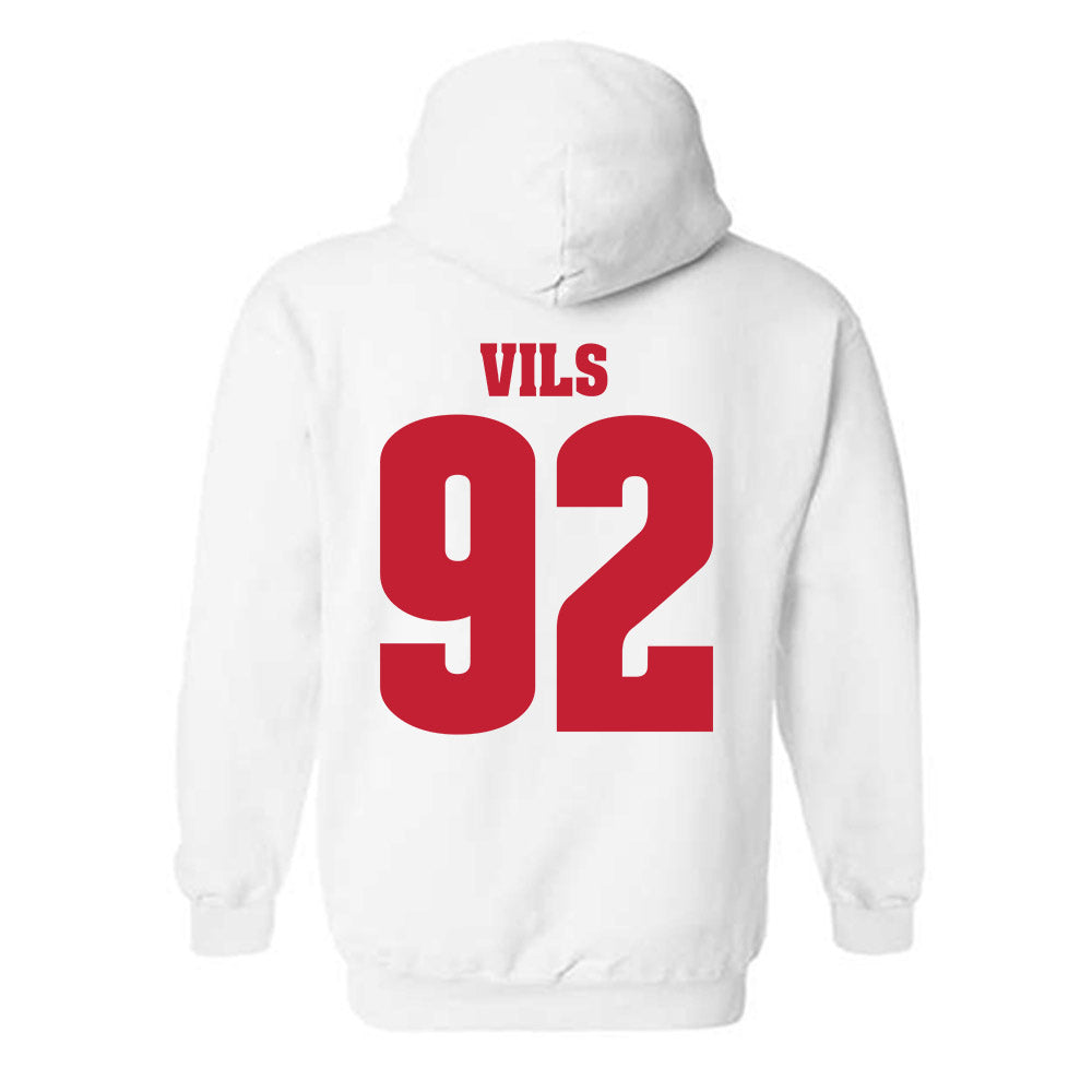 Wisconsin - NCAA Football : Nolan Vils - Classic Shersey Hooded Sweatshirt-1
