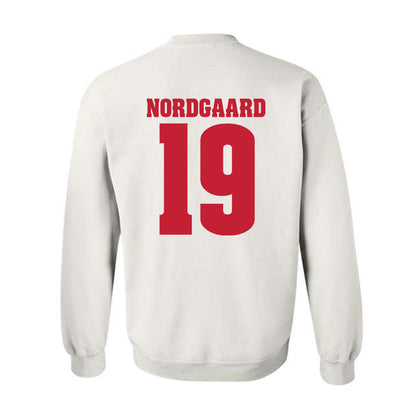 Wisconsin - NCAA Football : Langdon Nordgaard - Classic Shersey Crewneck Sweatshirt-1