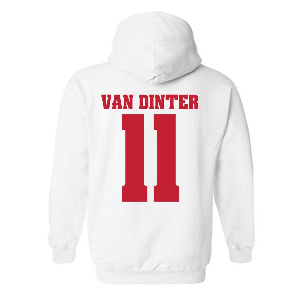 Wisconsin - NCAA Football : Carson Van Dinter - Classic Shersey Hooded Sweatshirt-1