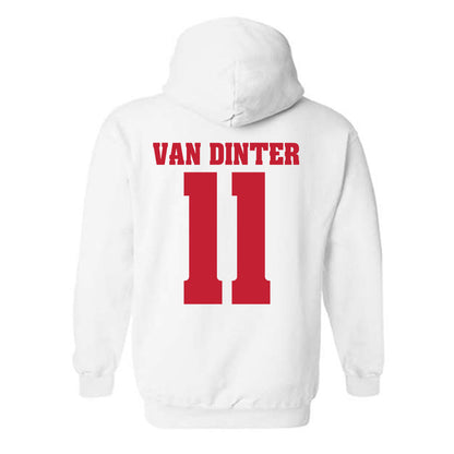 Wisconsin - NCAA Football : Carson Van Dinter - Classic Shersey Hooded Sweatshirt-1