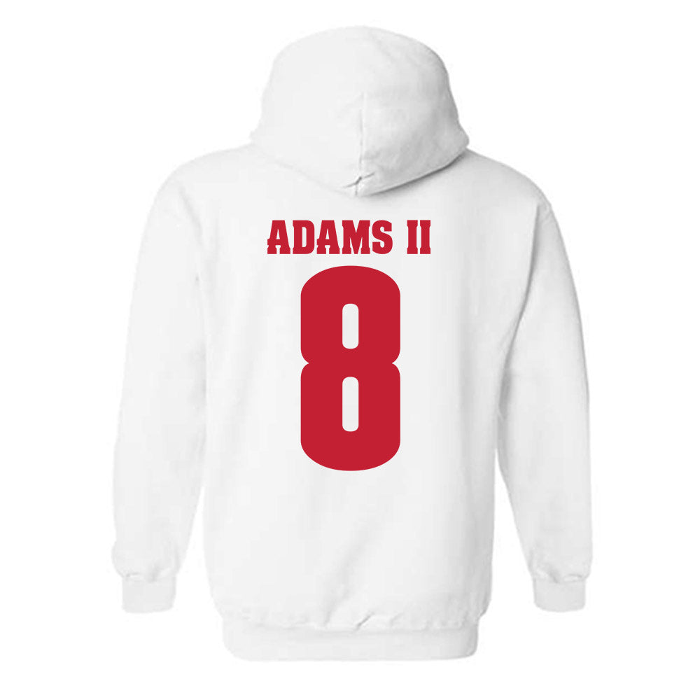 Wisconsin - NCAA Football : Michael Adams II - Classic Shersey Hooded Sweatshirt-1