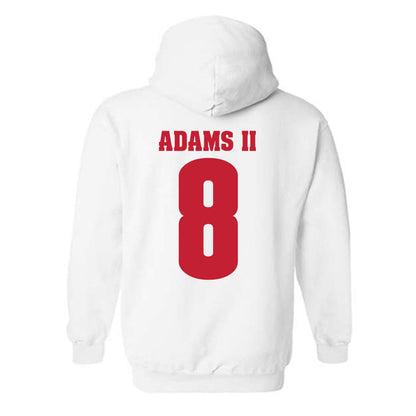 Wisconsin - NCAA Football : Michael Adams II - Classic Shersey Hooded Sweatshirt-1