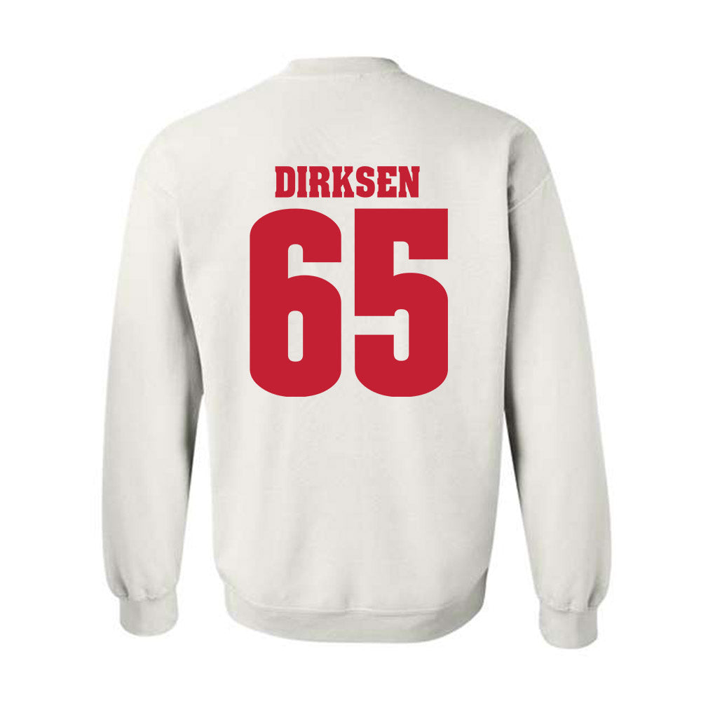 Wisconsin - NCAA Football : Aiden Dirksen - Classic Shersey Crewneck Sweatshirt-1