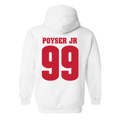Wisconsin - NCAA Football : Jermaine Poyser Jr - Classic Shersey Hooded Sweatshirt-1