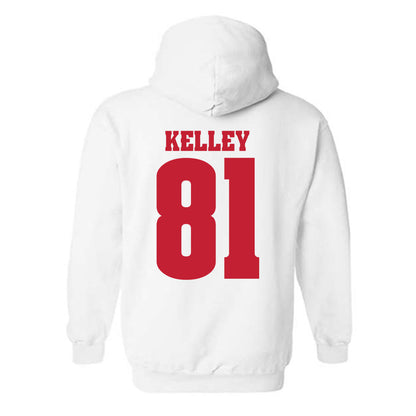 Wisconsin - NCAA Football : Mason Kelley - Classic Shersey Hooded Sweatshirt-1