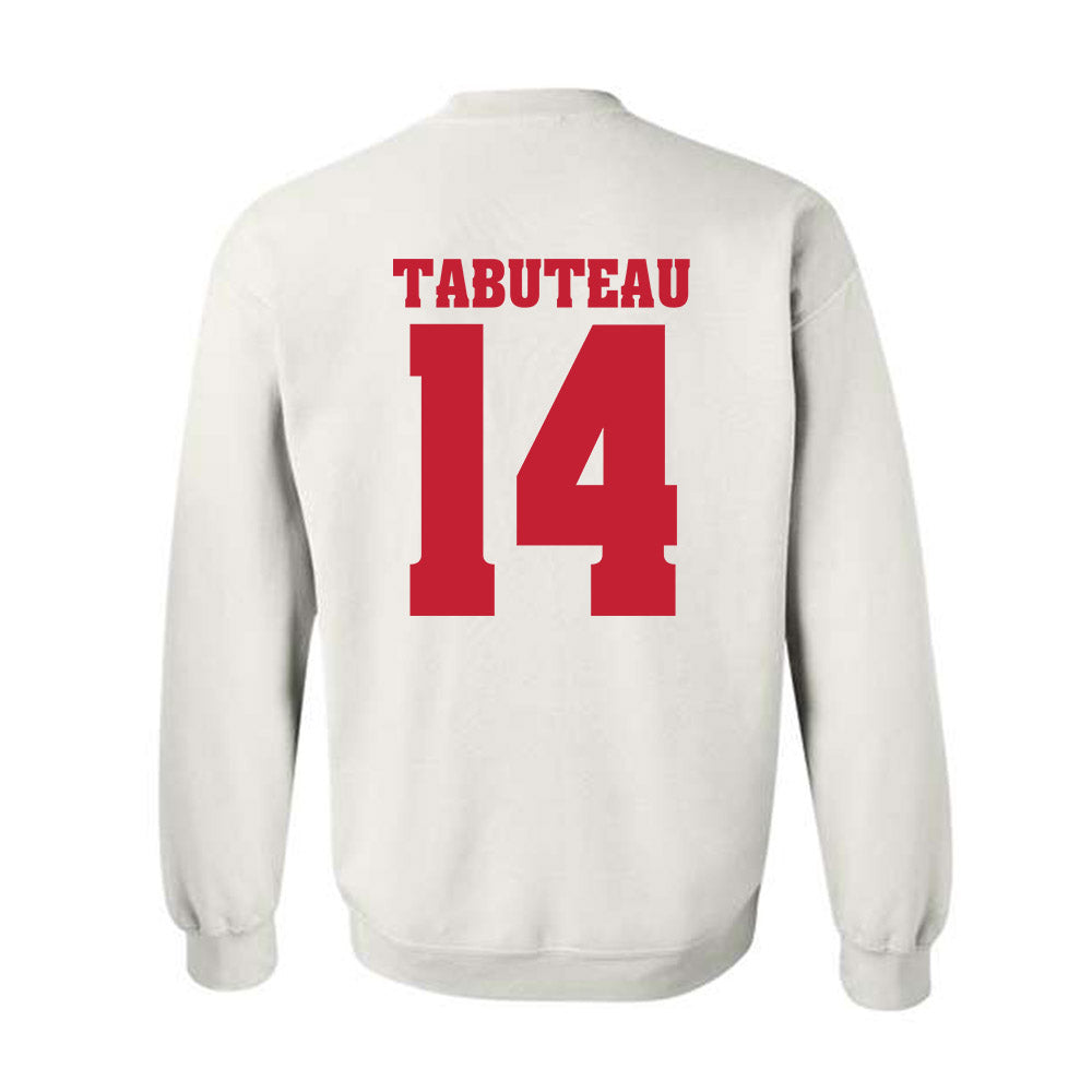 Wisconsin - NCAA Football : Keeyshawn Tabuteau - Classic Shersey Crewneck Sweatshirt-1