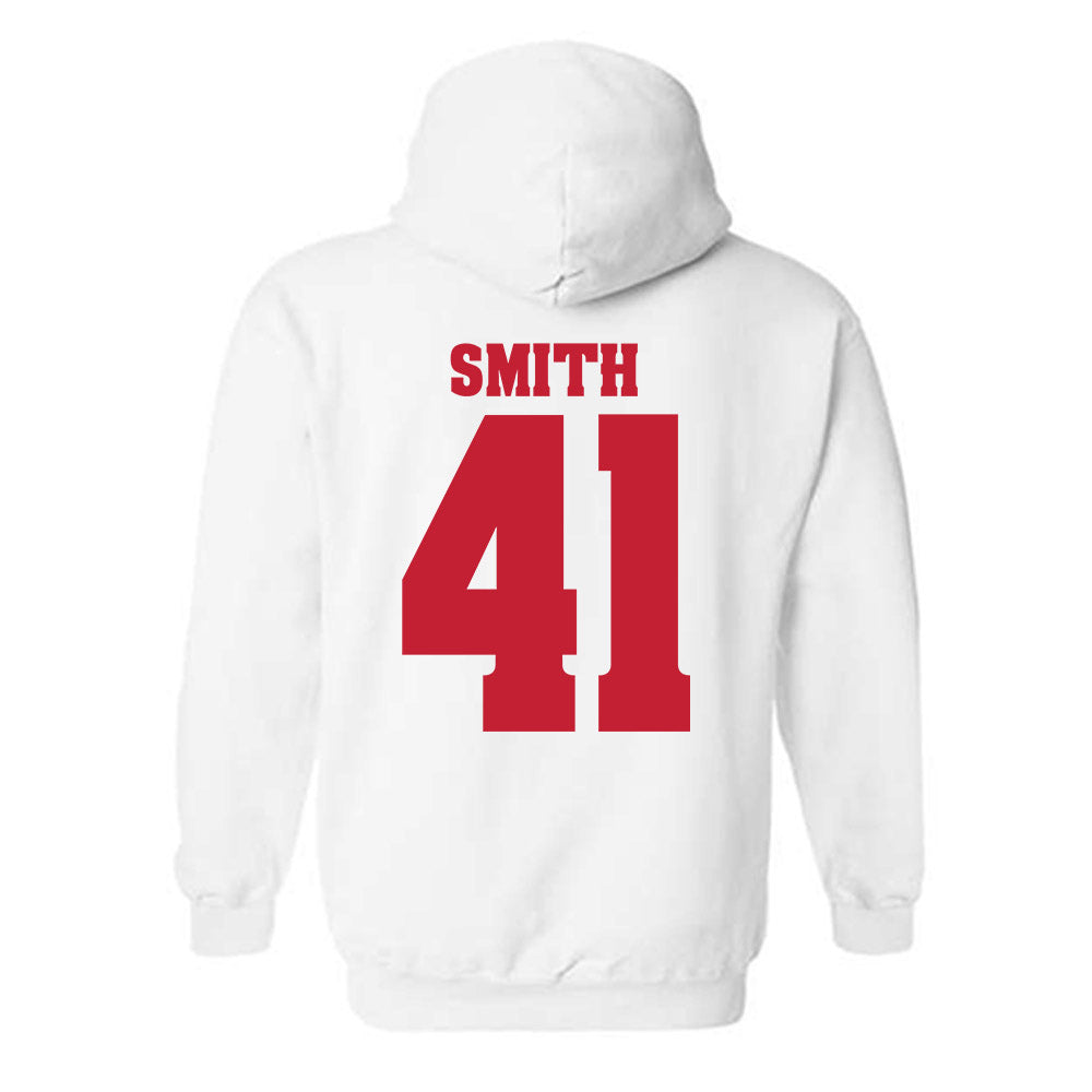 Wisconsin - NCAA Football : McCoy Smith - Classic Shersey Hooded Sweatshirt-1