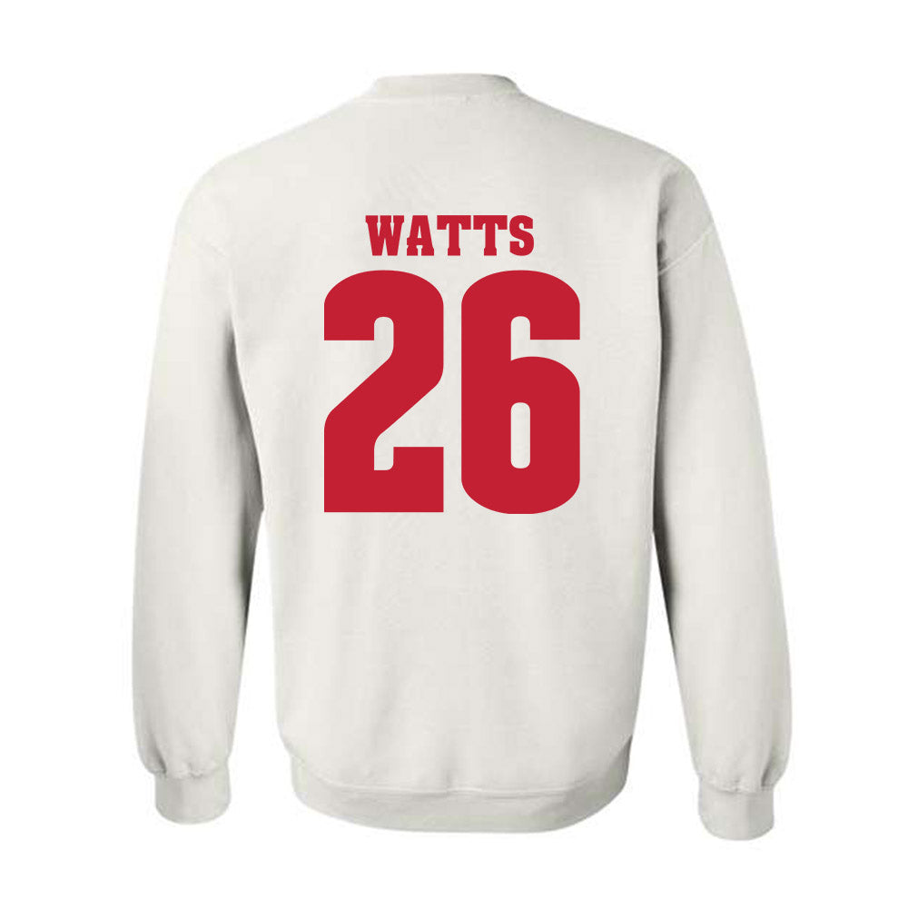 Wisconsin - NCAA Football : Kahni Watts - Classic Shersey Crewneck Sweatshirt-1
