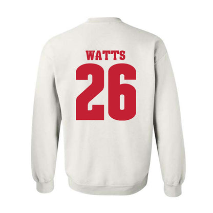 Wisconsin - NCAA Football : Kahni Watts - Classic Shersey Crewneck Sweatshirt-1