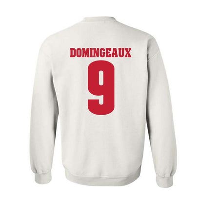 Wisconsin - NCAA Football : Jaylon Domingeaux - Classic Shersey Crewneck Sweatshirt-1