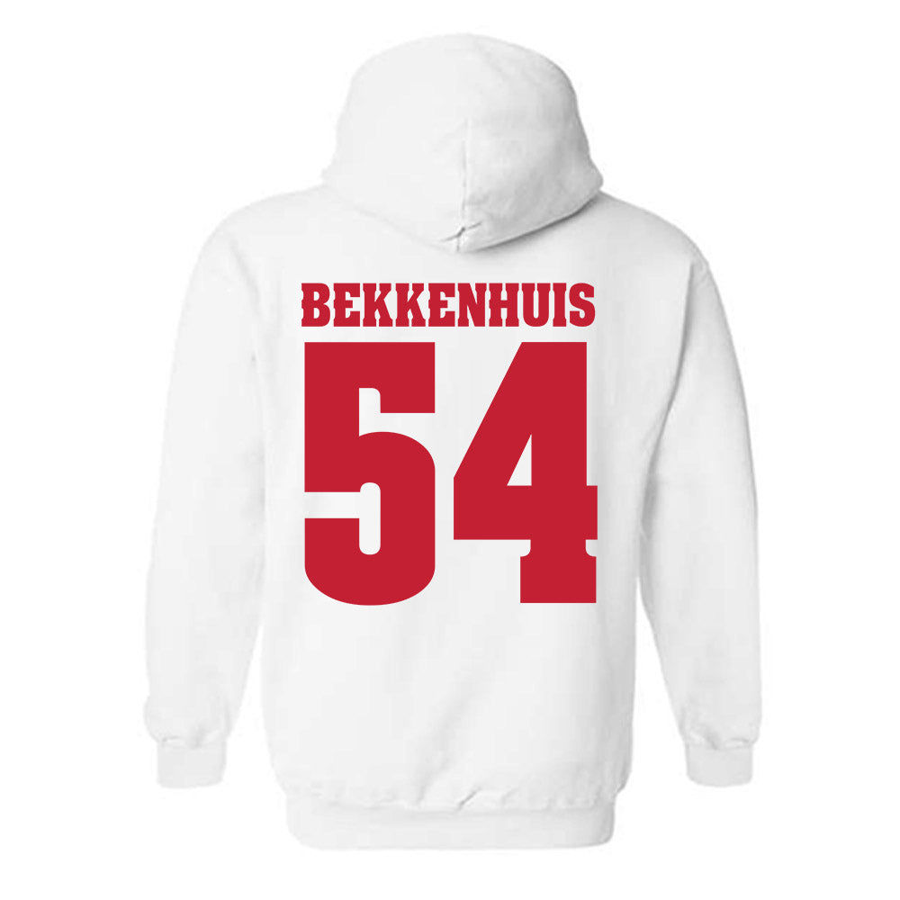 Wisconsin - NCAA Football : Brady Bekkenhuis - Classic Shersey Hooded Sweatshirt-1