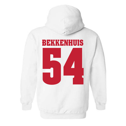 Wisconsin - NCAA Football : Brady Bekkenhuis - Classic Shersey Hooded Sweatshirt-1