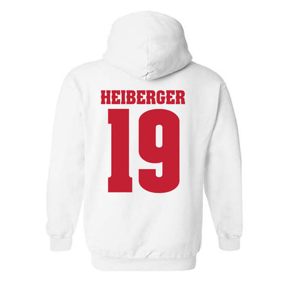 Wisconsin - NCAA Football : Thomas Heiberger - Classic Shersey Hooded Sweatshirt-1