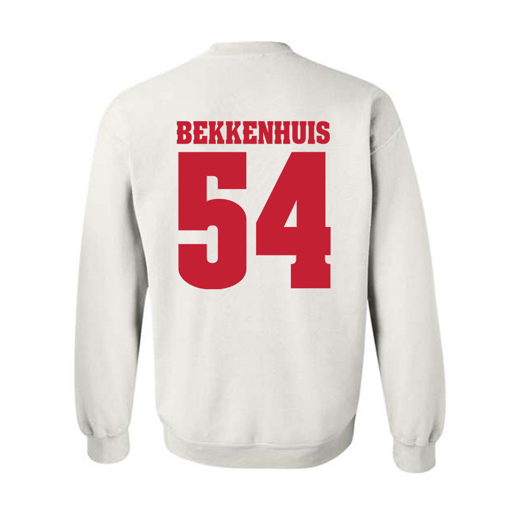 Wisconsin - NCAA Football : Brady Bekkenhuis - Classic Shersey Crewneck Sweatshirt-1