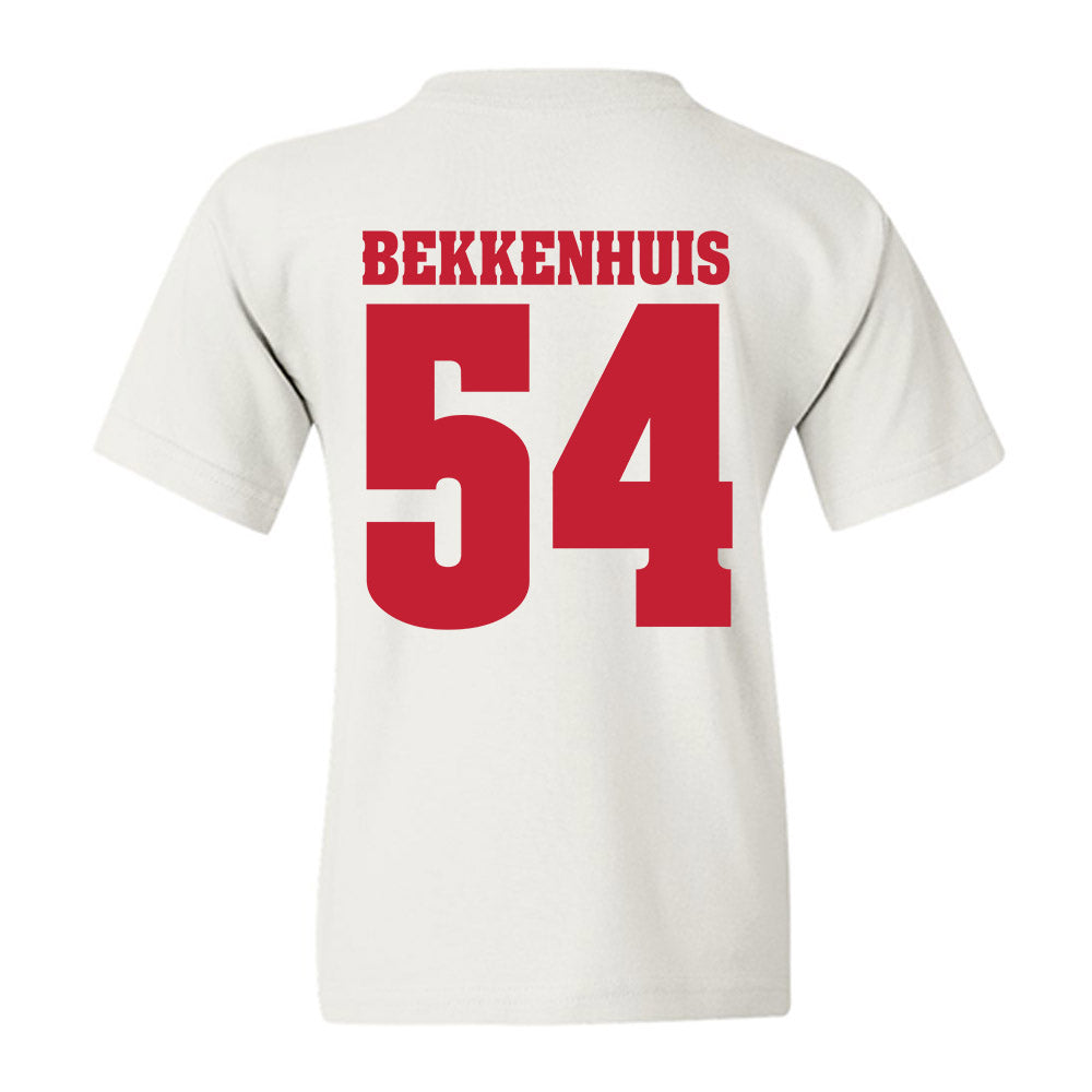 Wisconsin - NCAA Football : Brady Bekkenhuis - Classic Shersey Youth T-Shirt-1