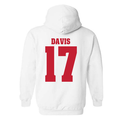 Wisconsin - NCAA Football : Nizyi Davis - Classic Shersey Hooded Sweatshirt-1