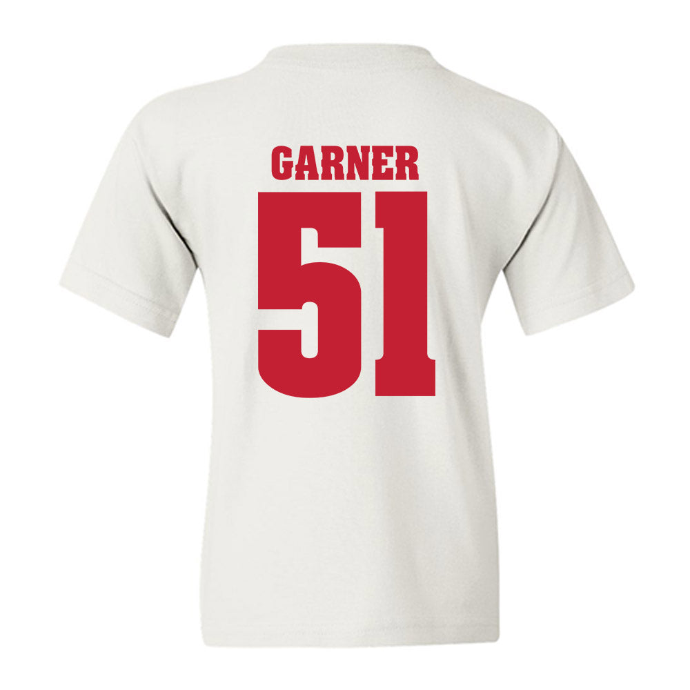 Wisconsin - NCAA Football : Micheal Garner - Classic Shersey Youth T-Shirt-1