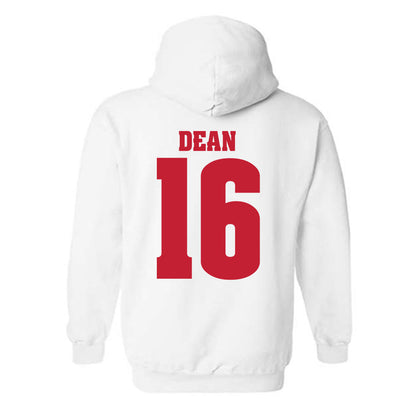 Wisconsin - NCAA Football : Grant Dean - Classic Shersey Hooded Sweatshirt-1