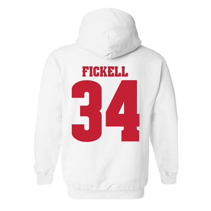 Wisconsin - NCAA Football : Ashton Fickell - Classic Shersey Hooded Sweatshirt-1