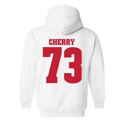 Wisconsin - NCAA Football : Blake Cherry - Classic Shersey Hooded Sweatshirt-1