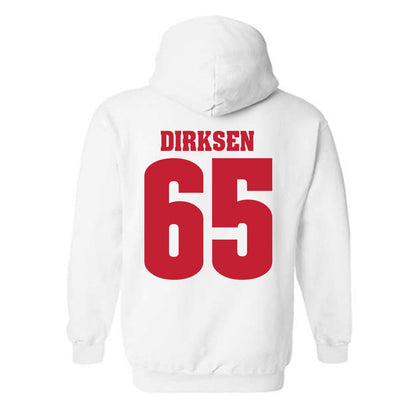 Wisconsin - NCAA Football : Aiden Dirksen - Classic Shersey Hooded Sweatshirt-1