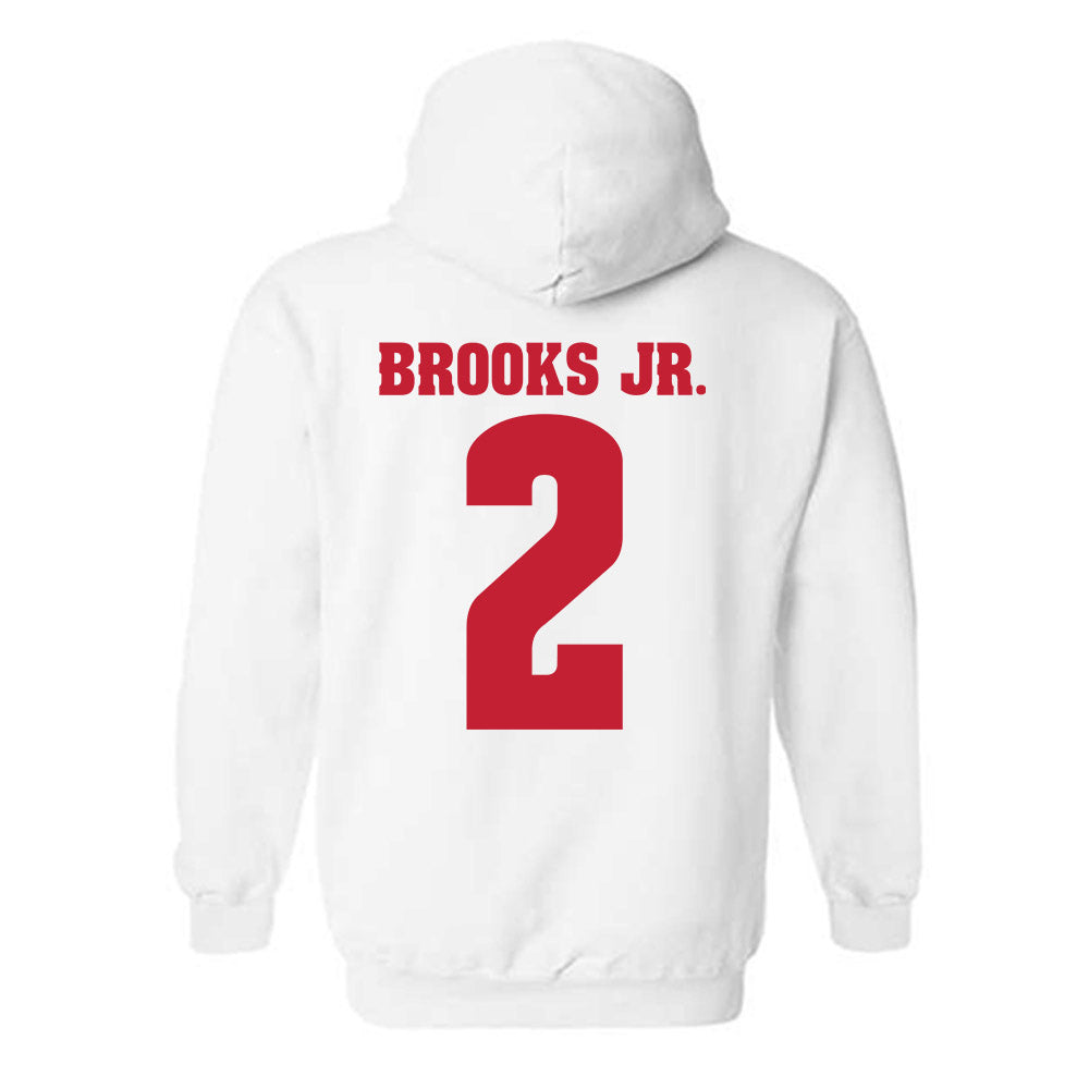 Wisconsin - NCAA Football : Chris Brooks Jr. - Classic Shersey Hooded Sweatshirt-1