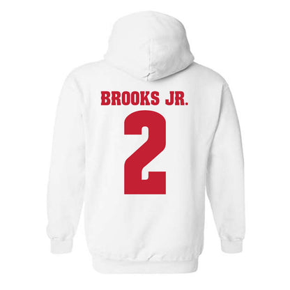 Wisconsin - NCAA Football : Chris Brooks Jr. - Classic Shersey Hooded Sweatshirt-1