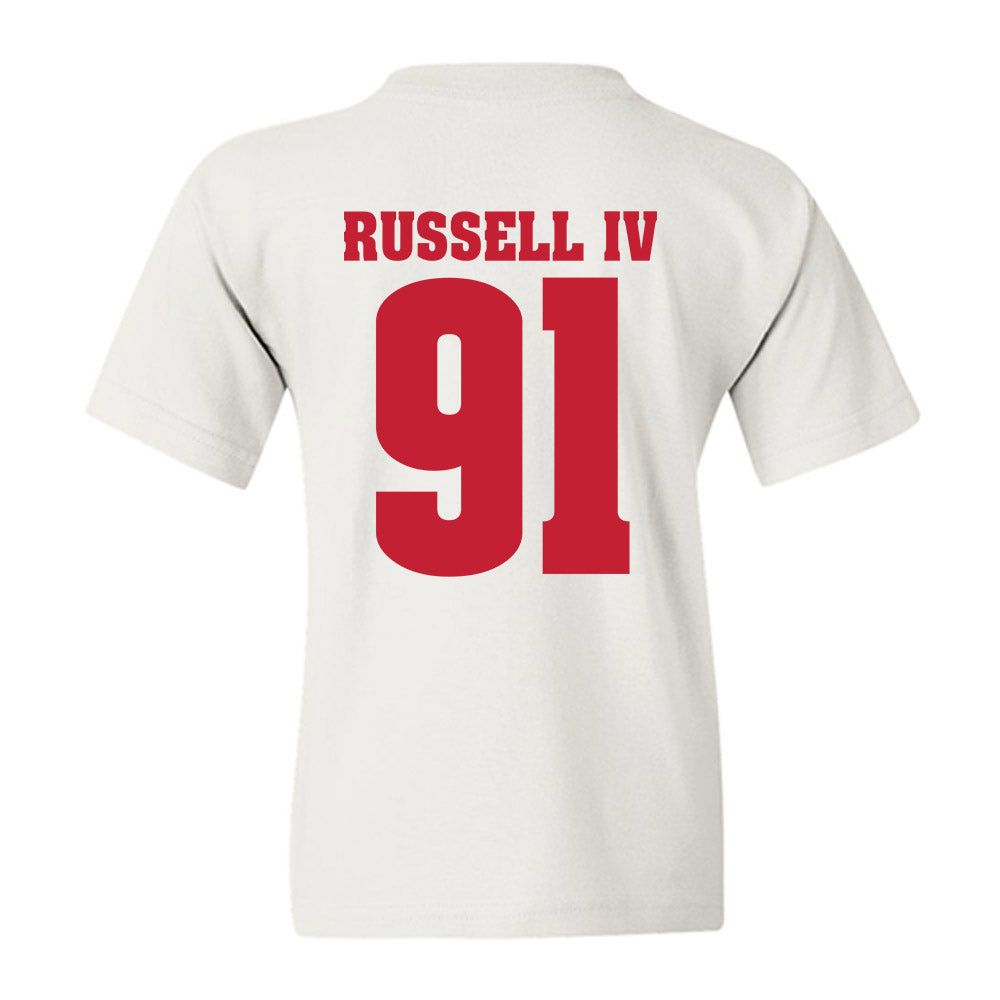 Wisconsin - NCAA Football : Hammond Russell IV - Classic Shersey Youth T-Shirt-1