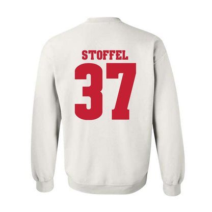Wisconsin - NCAA Football : Treve Stoffel - Classic Shersey Crewneck Sweatshirt-1