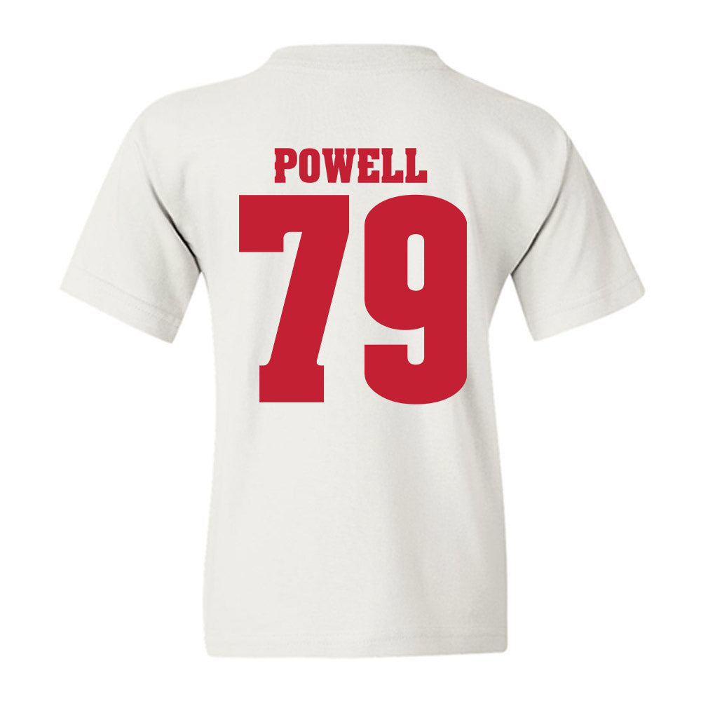 Wisconsin - NCAA Football : Logan Powell - Classic Shersey Youth T-Shirt-1
