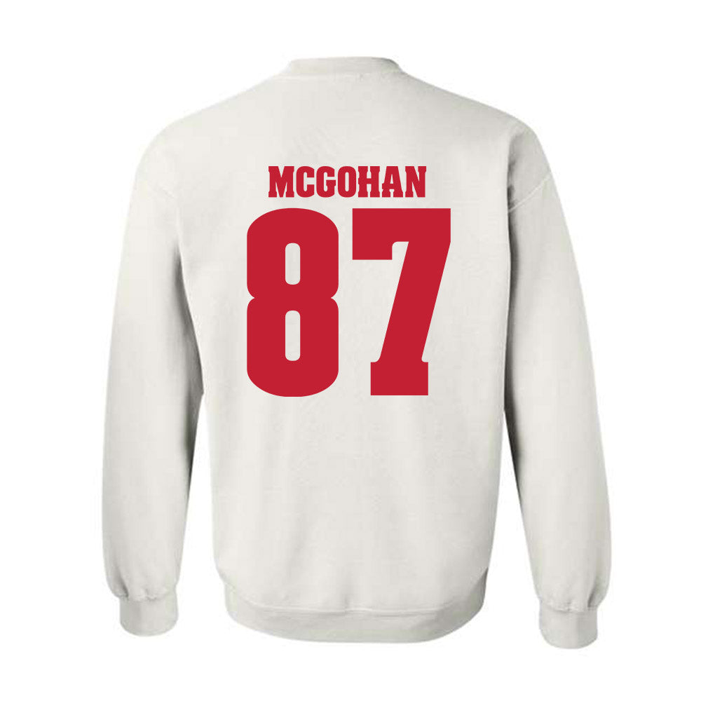 Wisconsin - NCAA Football : Jackson McGohan - Classic Shersey Crewneck Sweatshirt-1