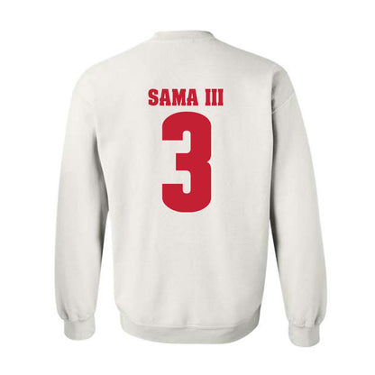 Wisconsin - NCAA Football : Abu Sama III - Classic Shersey Crewneck Sweatshirt-1