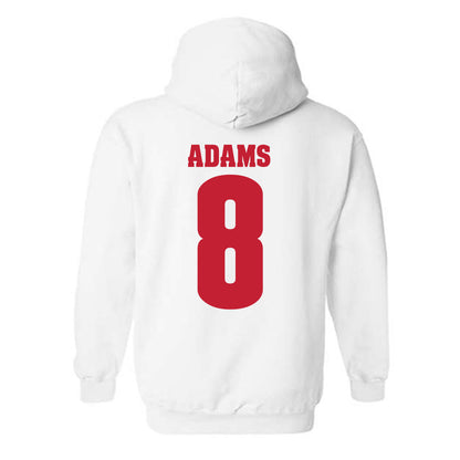Wisconsin - NCAA Football : Deuce Adams - Classic Shersey Hooded Sweatshirt-1