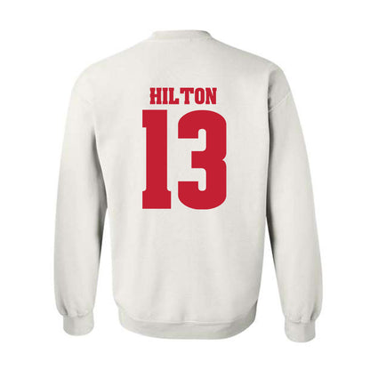Wisconsin - NCAA Football : Eugene Hilton - Classic Shersey Crewneck Sweatshirt-1