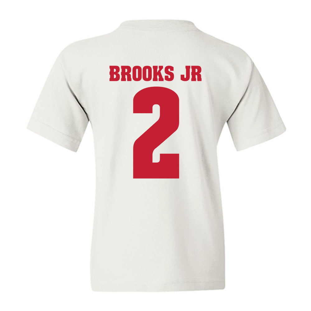 Wisconsin - NCAA Football : Chris Brooks Jr - Classic Shersey Youth T-Shirt-1