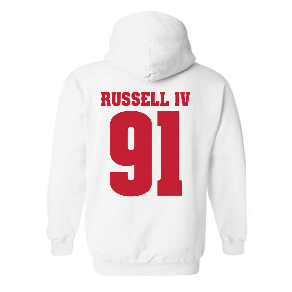 Wisconsin - NCAA Football : Hammond Russell IV - Classic Shersey Hooded Sweatshirt-1