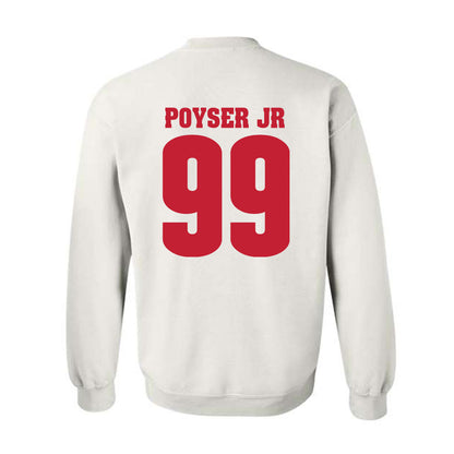 Wisconsin - NCAA Football : Jermaine Poyser Jr - Classic Shersey Crewneck Sweatshirt-1
