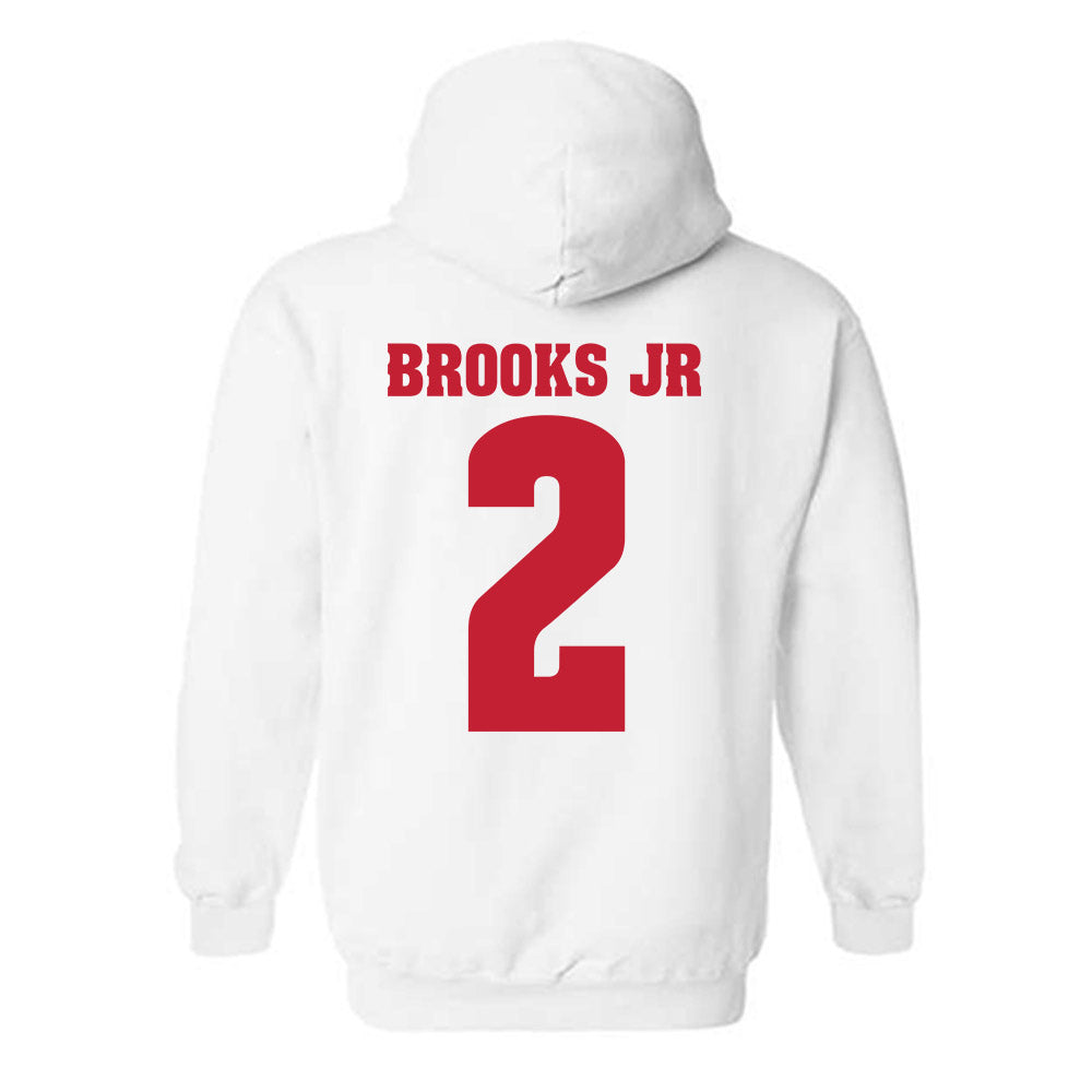 Wisconsin - NCAA Football : Chris Brooks Jr - Classic Shersey Hooded Sweatshirt-1